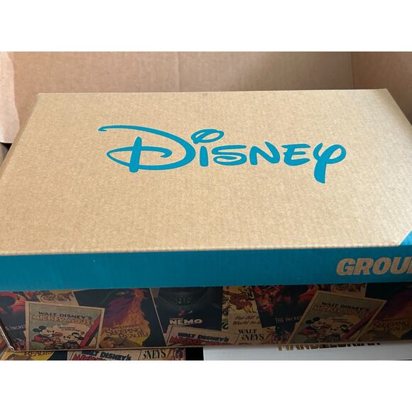 NWB Disney Kids Black Blue Ground Up Nightmare Before Christmas Clog Slippers 7 - Picture 6 of 6